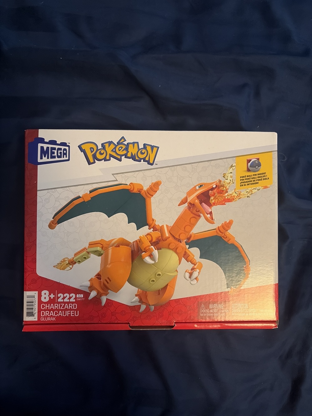 MEGA Construx Pokémon Charizard Building Set 222 Pieces New In Box